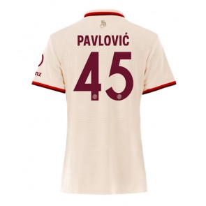 Bayern Munich Aleksandar Pavlovic #45 Replika Tredjetrøje Dame 2024-25 Kortærmet